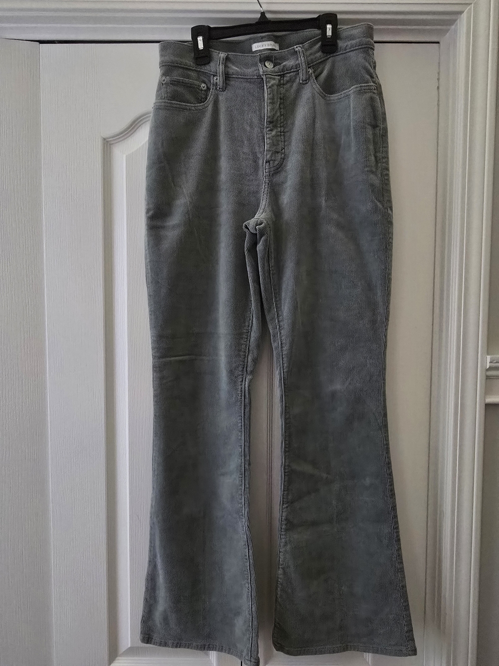 Gorgeous Lucky Brand Teal Corduroy Flare Jeans